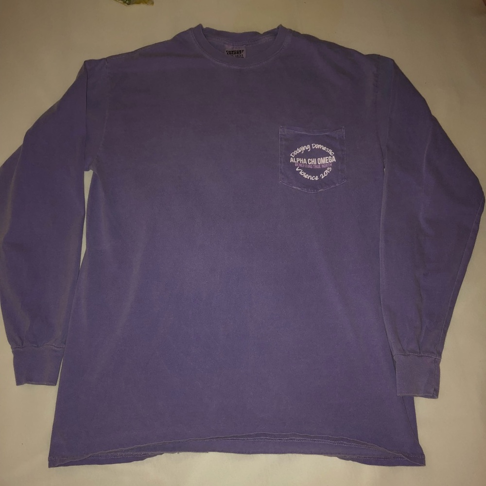 Alpha Chi Omega Long Sleeve T-shirt Medium